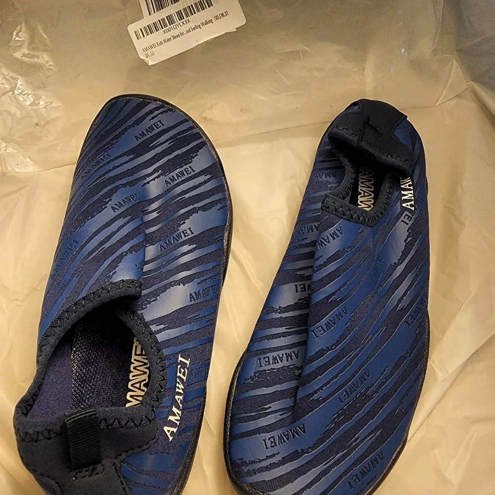 AMAWEI Little Kids Water Shoes Quick Dry Swim Beach Sz 1.5 (33)